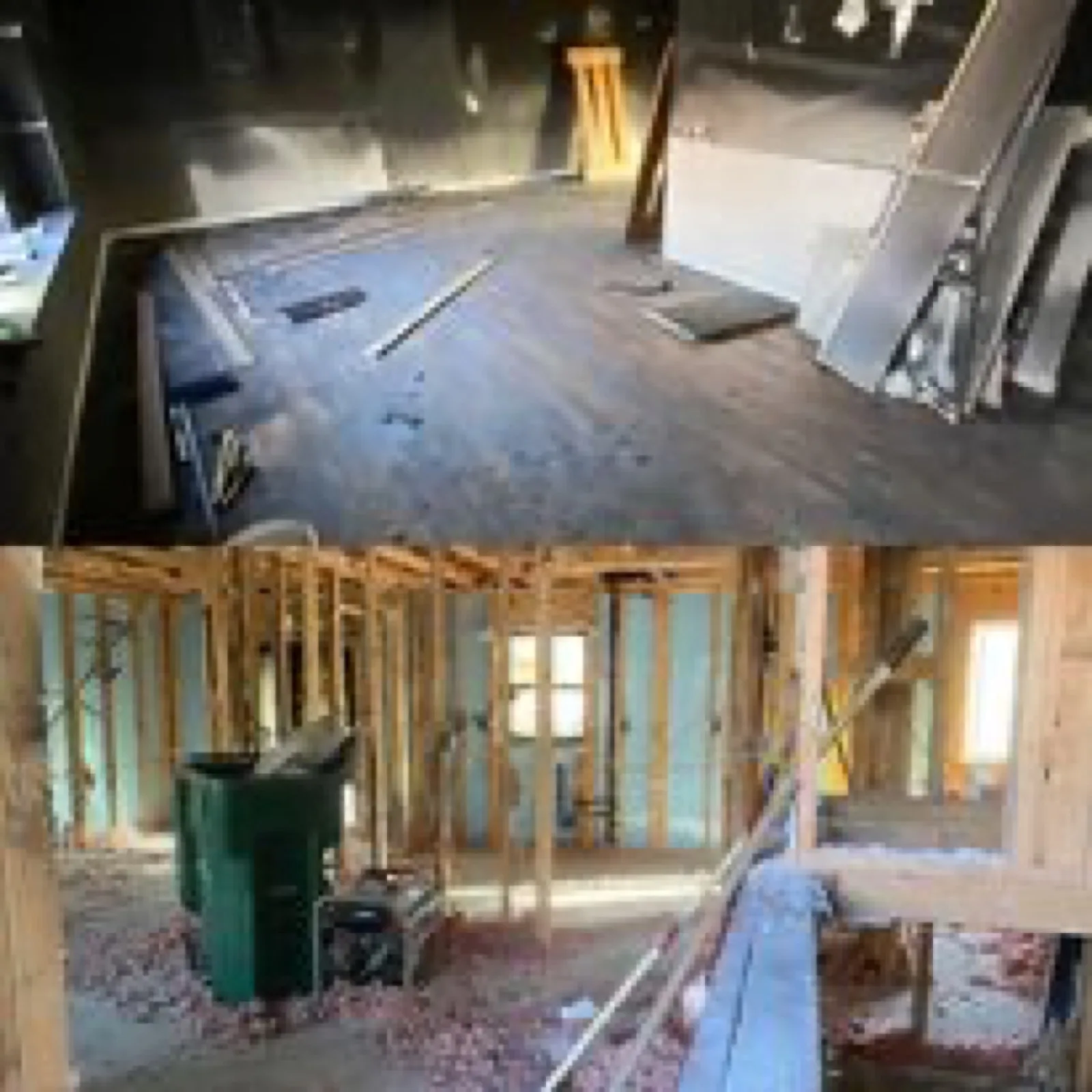 Finished basement family room with drywall and flooring completed in a Denver metro home